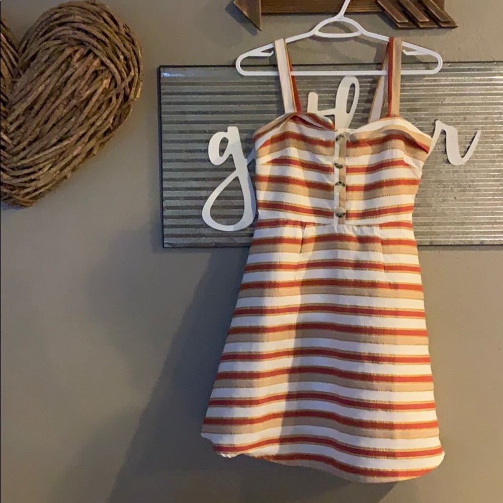 🦄 4/$40 Pretty Striped A-Line Dress